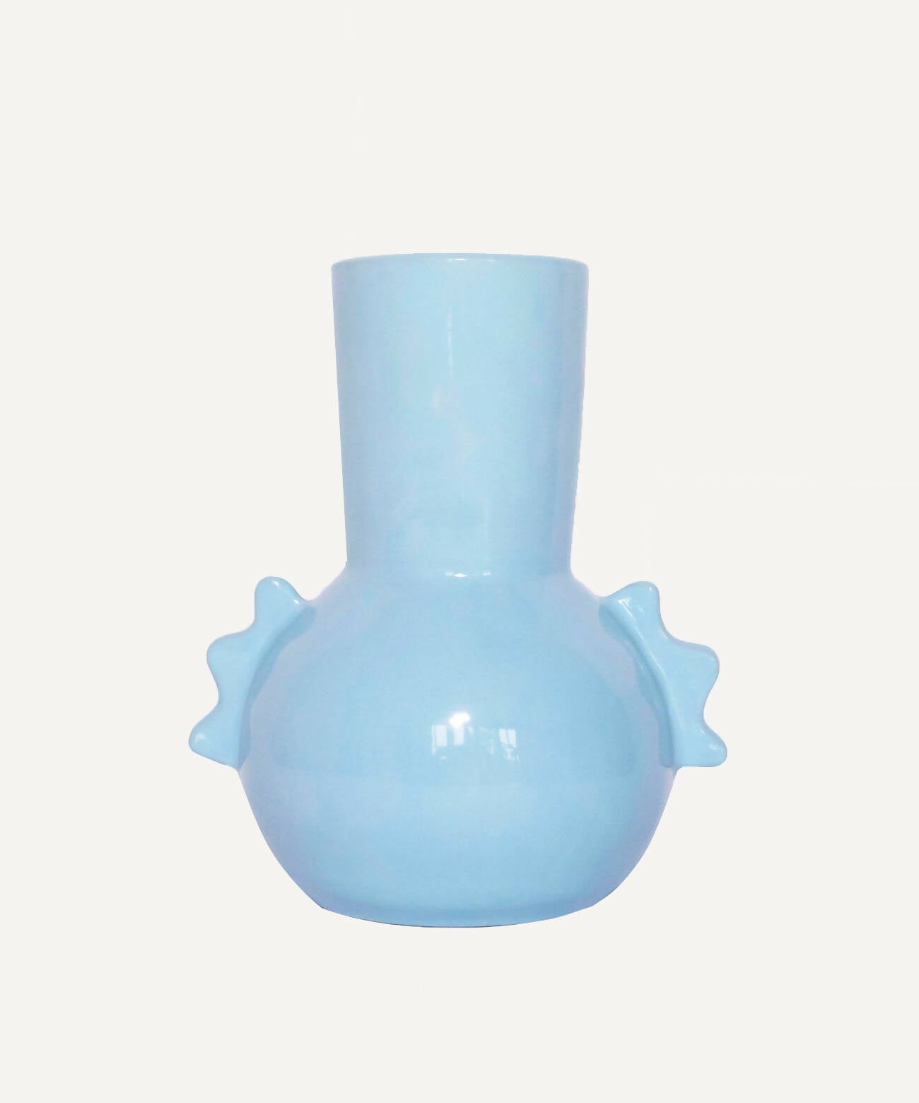 Petit Vase en faïence "Moineau" - Bleu