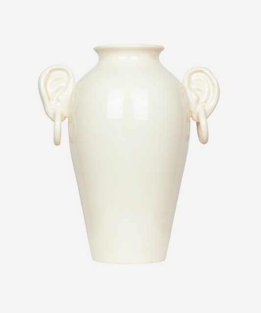 Vase en faÏence "Ears Vase" - Beige