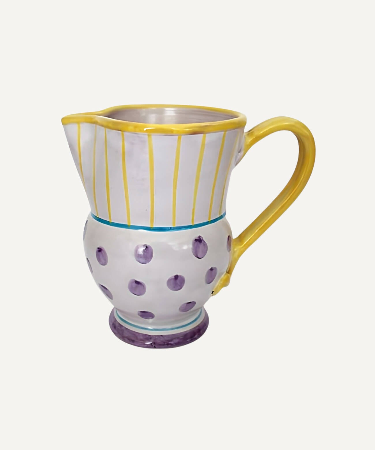 La Coccinelle Vase With Lilac Spots
