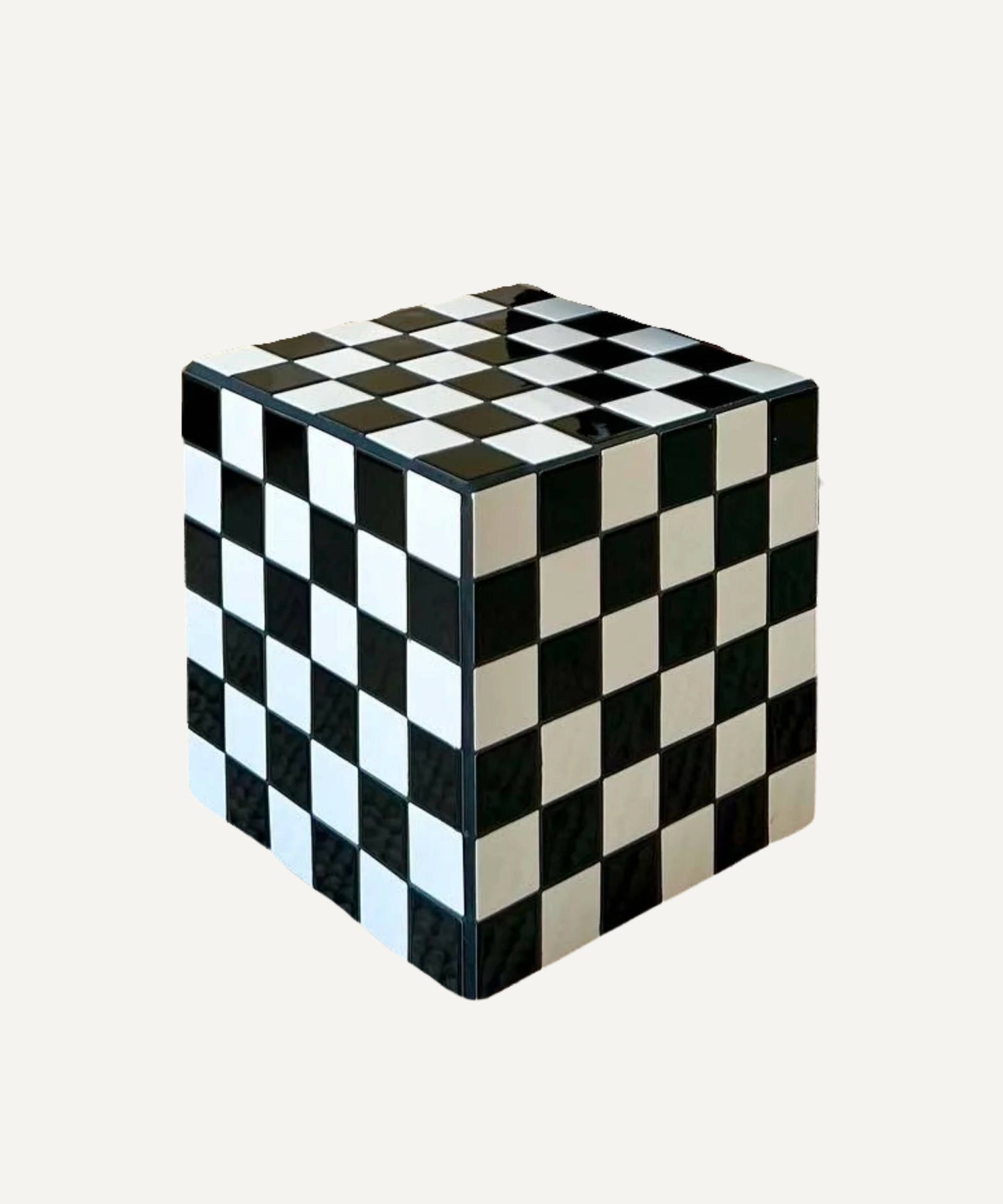 Cube céramique - Noir&Blanc