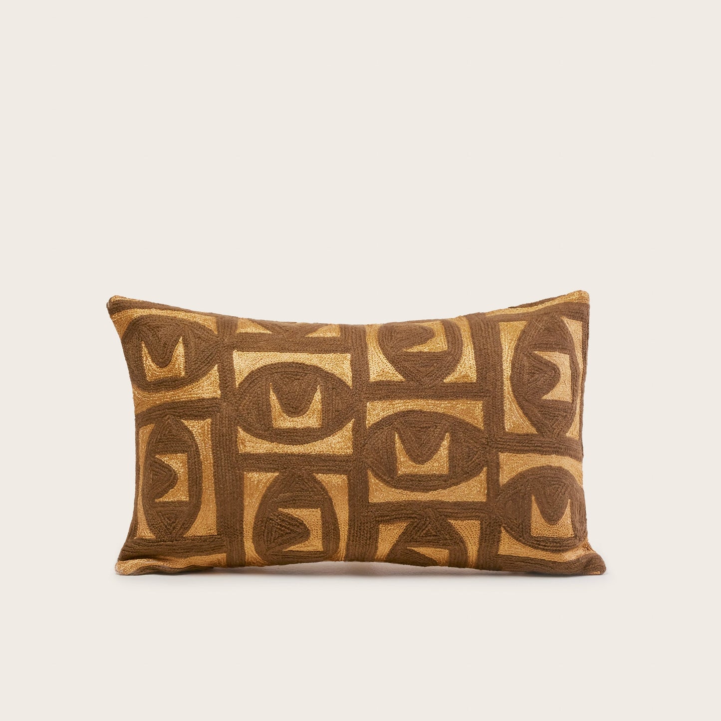 Housse de coussin ZACARY brun cuivré