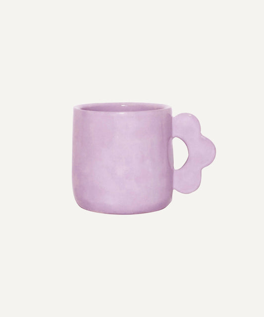Cup en grès émaillé "Flower" - Lila