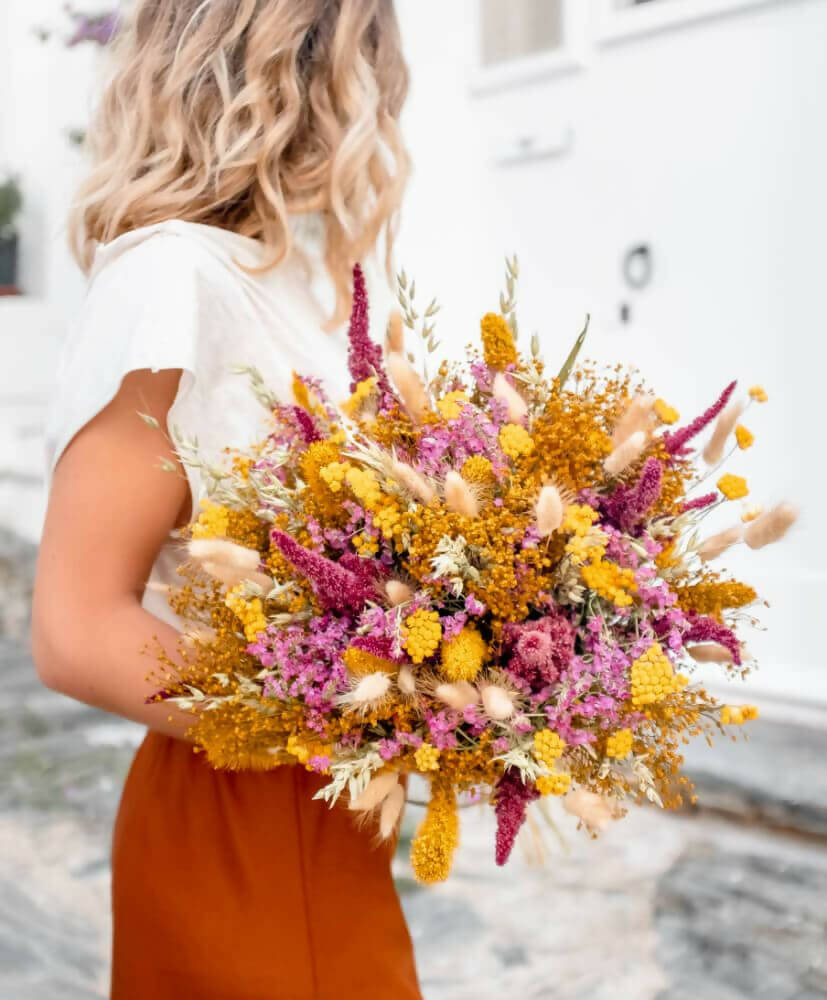 Bouquet de fleurs séchées "Cala Ferriol"